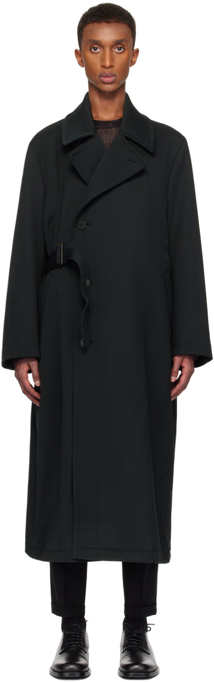 Пальто Paul Smith Paul Smith Wool-Blend Twill Coat Зелений | M1R-145Z-N02492-37