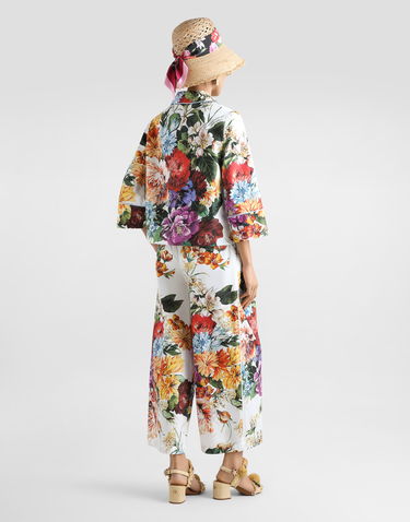 Сорочка Dolce & Gabbana Dolce & Gabbana Flower-Bouquet Print Poplin Shirt білий | F5T65THS5TRHA5PC, 2