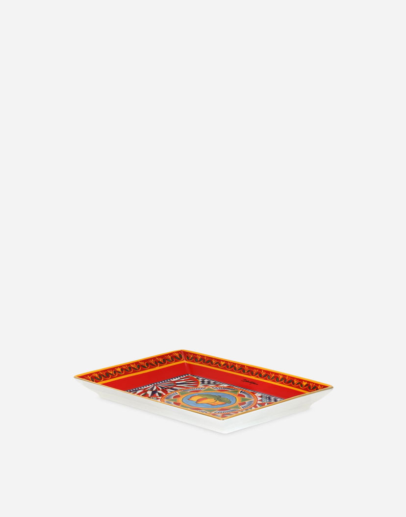 Домашній декор Dolce & Gabbana Dolce & Gabbana Decorative Porcelain Trinket Dish Різнокольоровий | TCC199TCAMSUC063