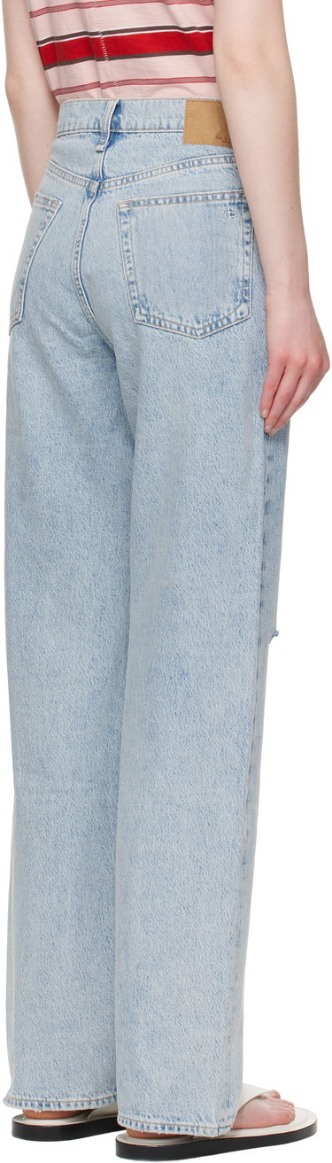 Джинси rag & bone rag & bone Shea Relaxed High Rise Jeans Синій | WDD25P1006RGCH, 2