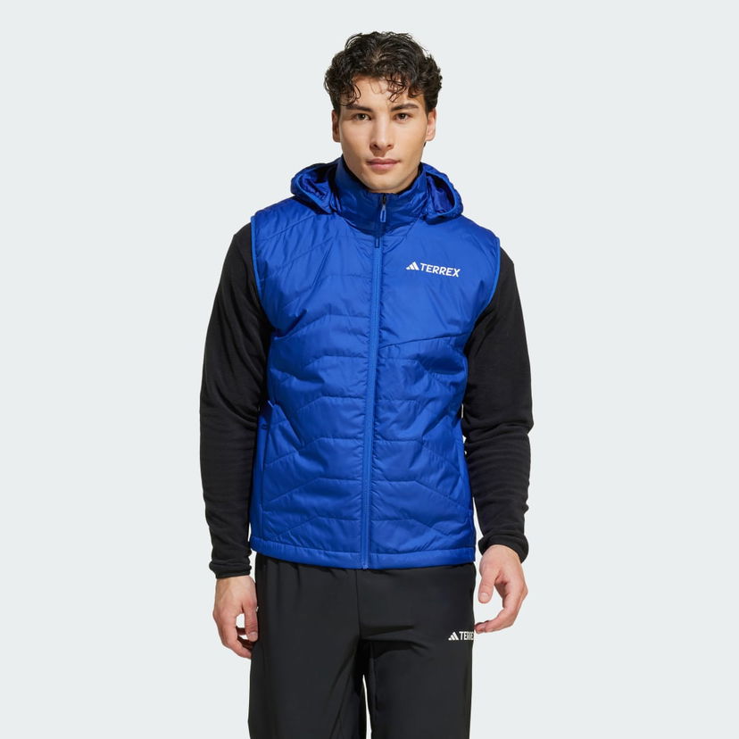 Жилет adidas Performance Terrex Multi Climawarm Insulated Hooded Vest Синій | JF1362