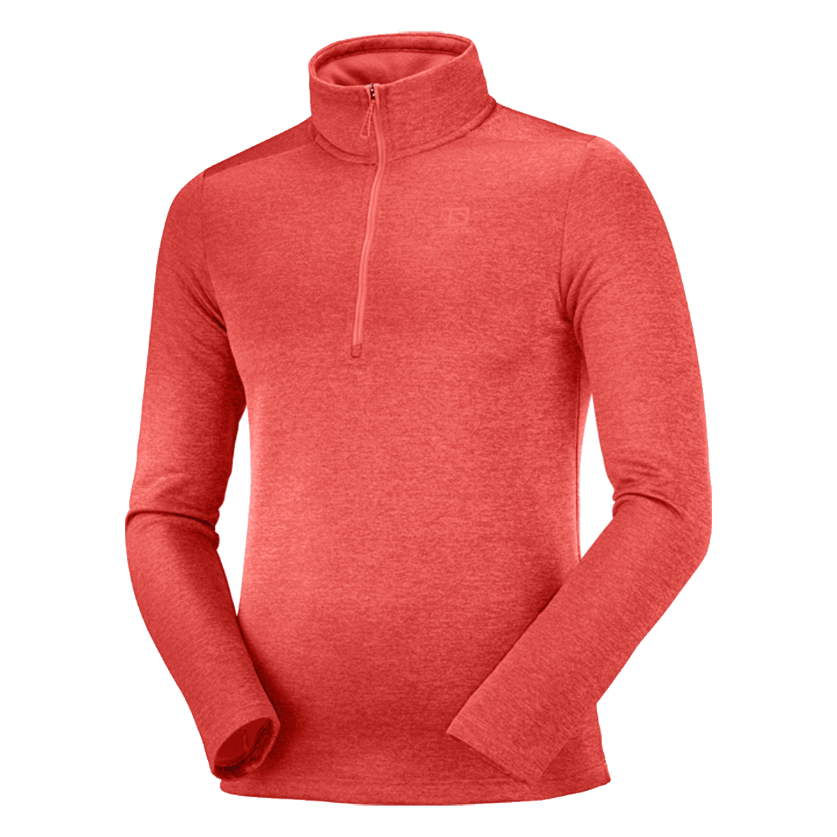 Світшоти Salomon TRANSITION Half-Zip Mid-Layer Long Sleeve Top Червоний | LC1675900, 0