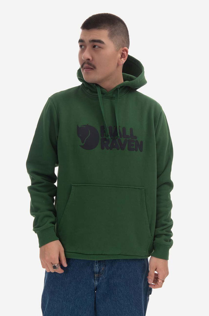 Світшоти FJÄLLRÄVEN Hoodie With Print Зелений | F84144.678