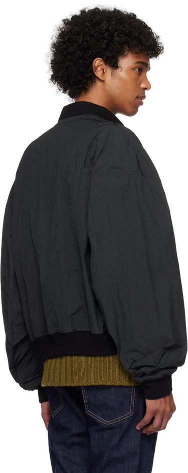 Куртка бомбер DSQUARED2 Dsquared2 Superlight 80s Bomber Jacket чорний | S74AM1568_S78520, 2