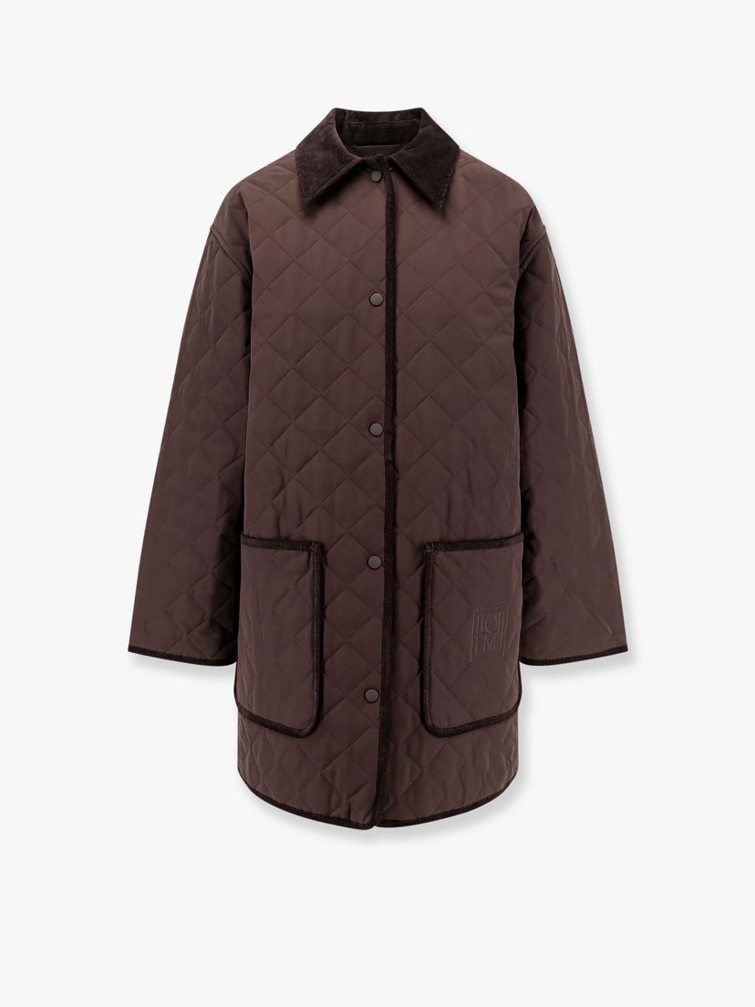 Пуховик TOTEME Quilted Jacket by Toteme Коричневий | 241WRO1022FB0169040