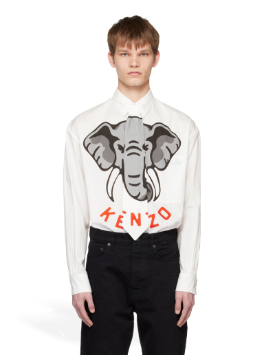 Сорочка KENZO Paris Detachable Tie Shirt білий | FD55CH4219I4