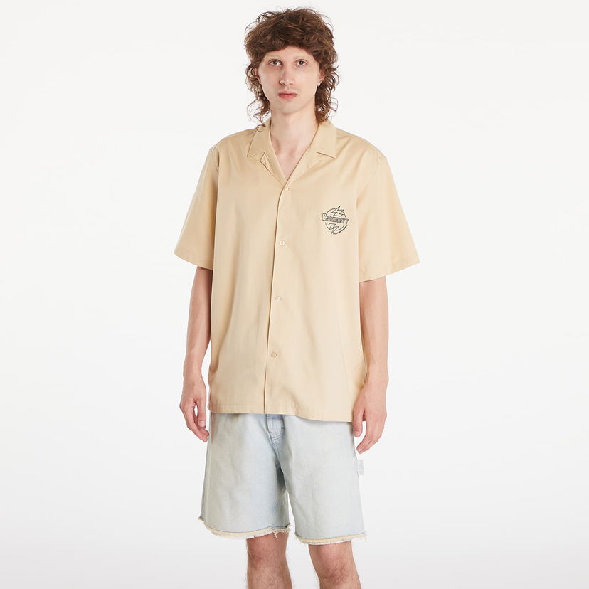 Сорочка Carhartt WIP Short Sleeve Ablaze Shirt UNISEX бежевий | I033690.2BKXX
