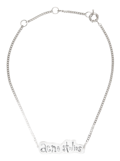 Аксесуари Acne Studios Silver Label Necklace Металік | C50378-