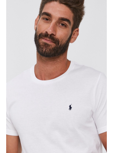 Футболка Polo by Ralph Lauren Cotton T-Shirt білий | 714844756004