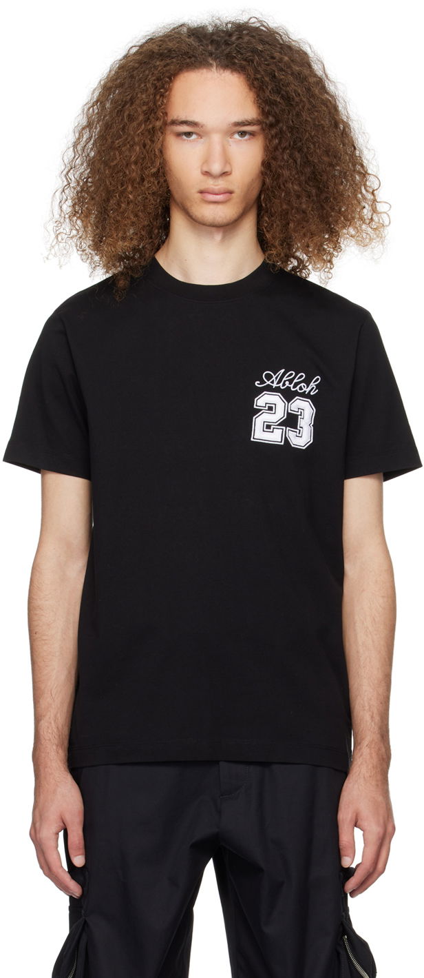 Футболка Off-White Black '23' T-Shirt чорний | OMAA027S24JER0051001
