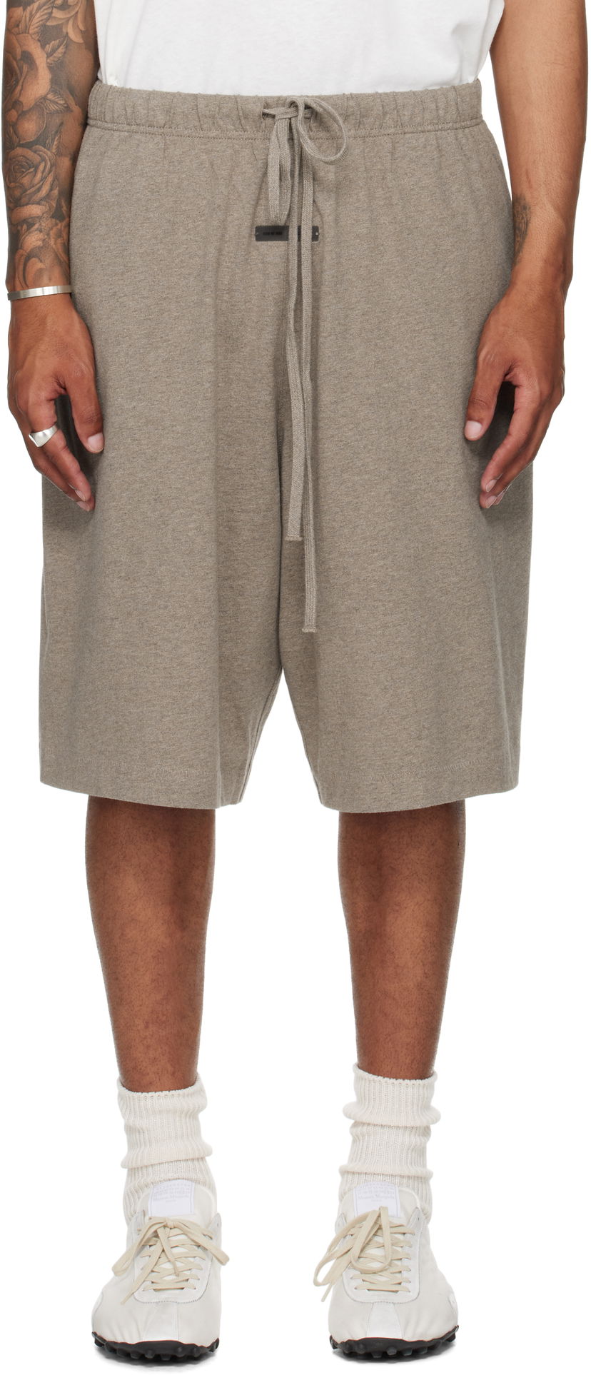 Шорти Fear of God Fear of God ESSENTIALS Basketball Jersey Shorts Сірий | 160SP254613F