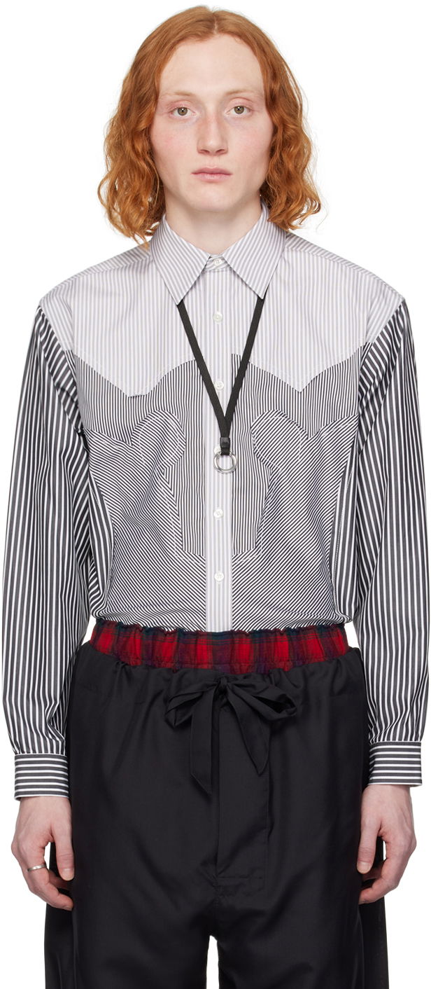 Сорочка Maison Margiela Patchwork Shirt чорний | S50DT0029 STZ129