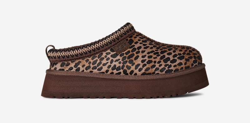 Кросівки та взуття UGG Tazz Caspian Cow Hair Slippers Коричневий | 1178430-BCDR
