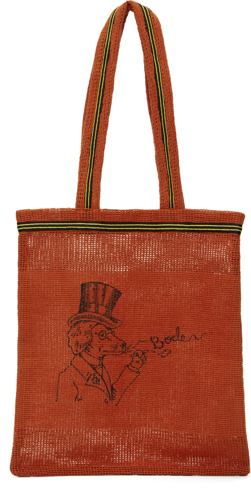сумка-тоут Bode Netting Tote Bag Помаранчевий | MRF24AC025