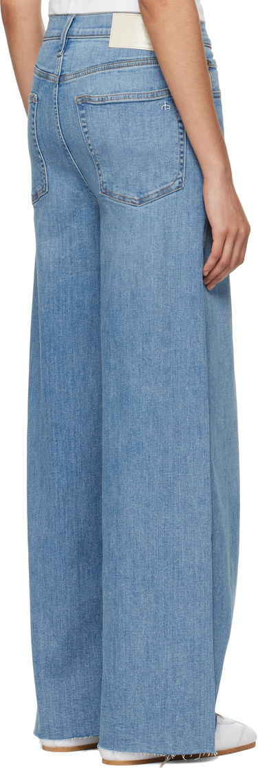 Джинси rag & bone rag & bone 'The Sofie' High-Rise Ultra Wide Ankle Jeans Синій | WDD24F3000FUMO, 2