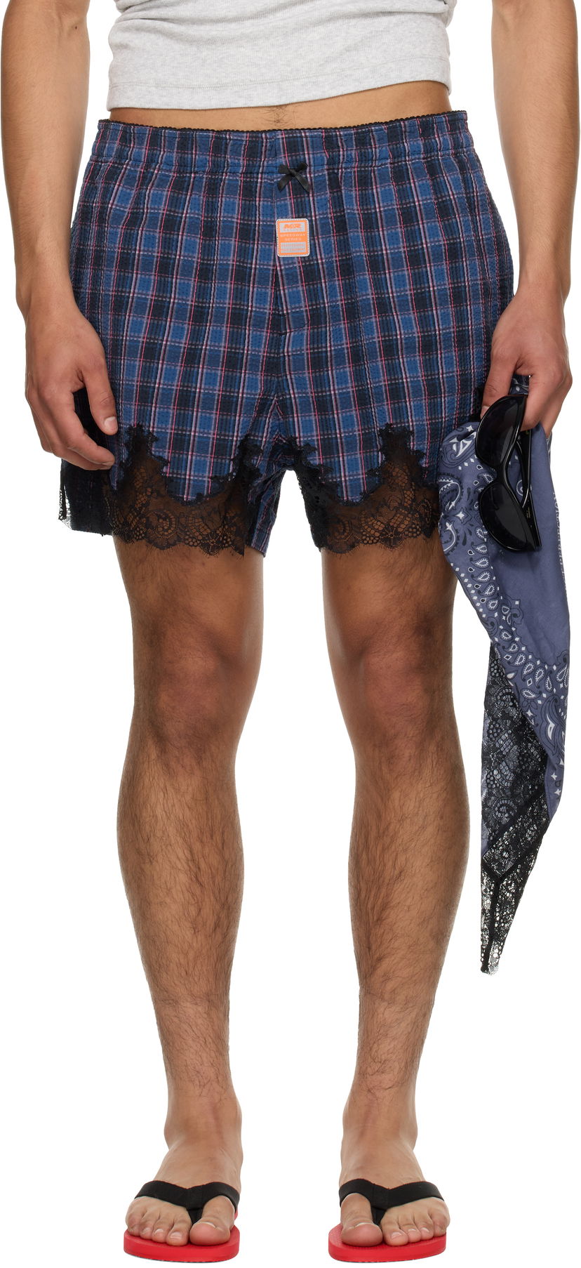 Боксери Martine Rose Martine Rose Exclusive Knickers Shorts Синій | 833WS28527