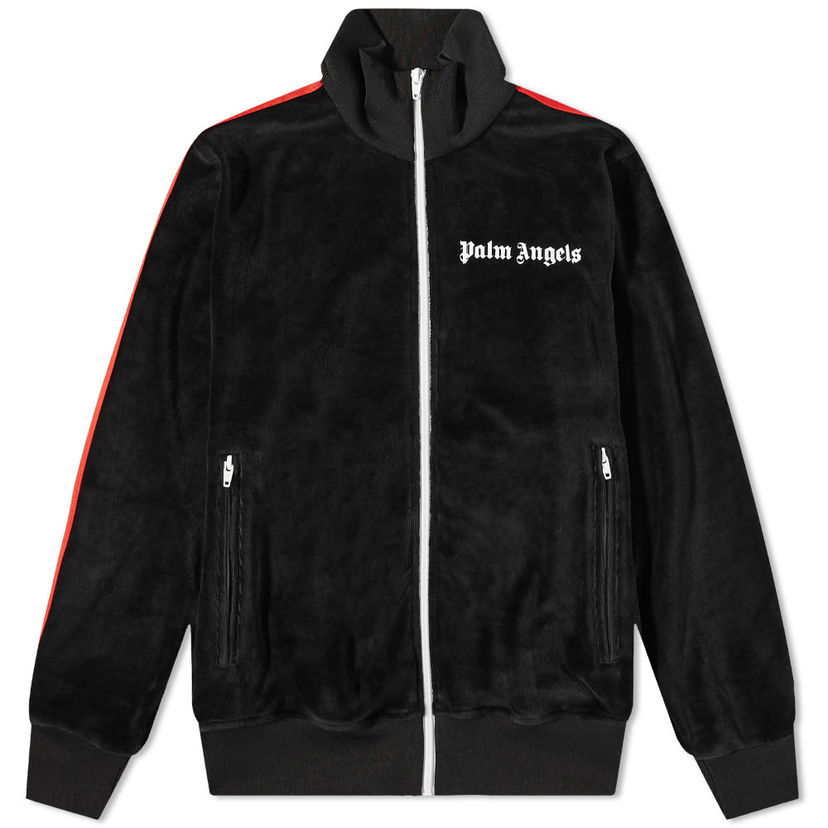 Куртка бомбер Palm Angels Palm Angels Chenille Track Jacket чорний | PMBD001F21FAB0081001