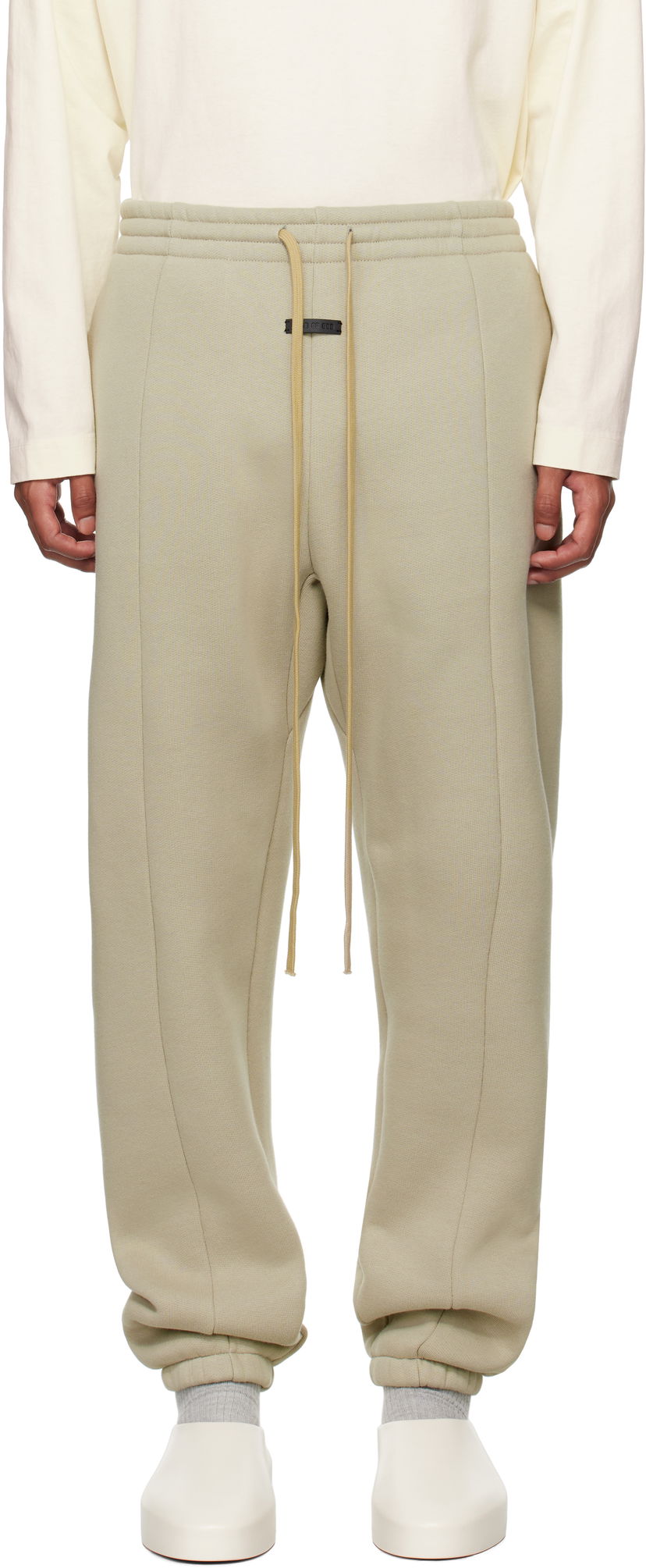 Спортивні штани Fear of God Fleece Sweatpants бежевий | FG24FW40-648FLC