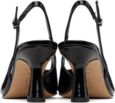 Аксесуари Aeyde Aeyde Fernanda Slingback Heels чорний | A12-PU-ISOSS75ST-223-800-048, 1
