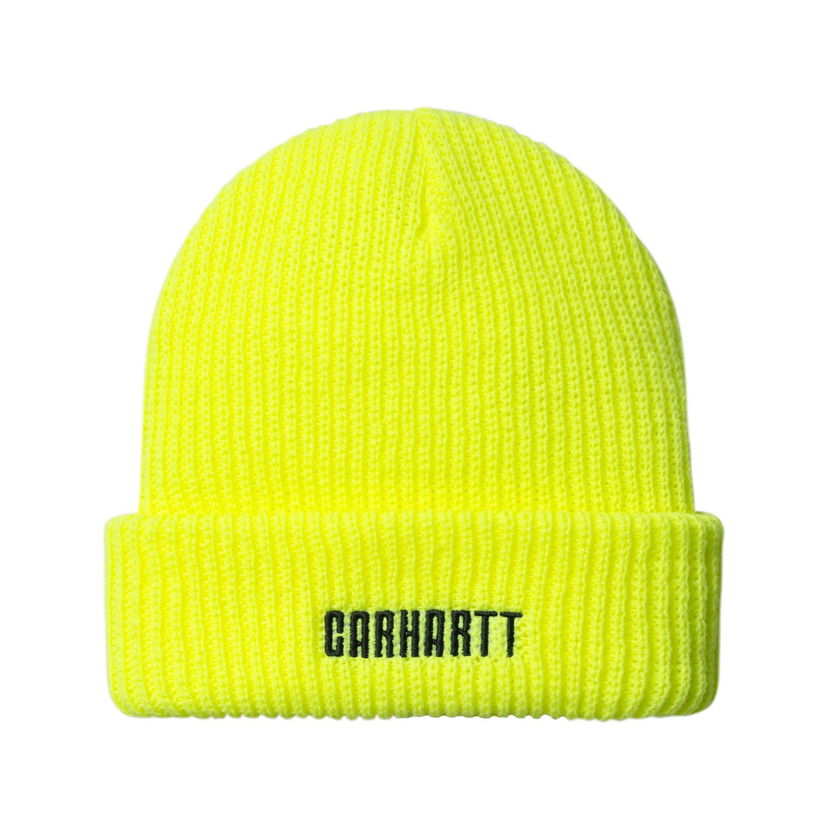 Шапка Carhartt WIP Knit Beanie With Logo Жовтий | I034368_2