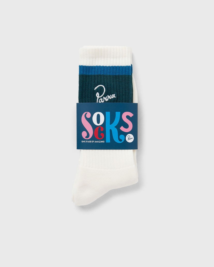 Шкарпетки By Parra Signature Striped Crew Socks білий | 54175