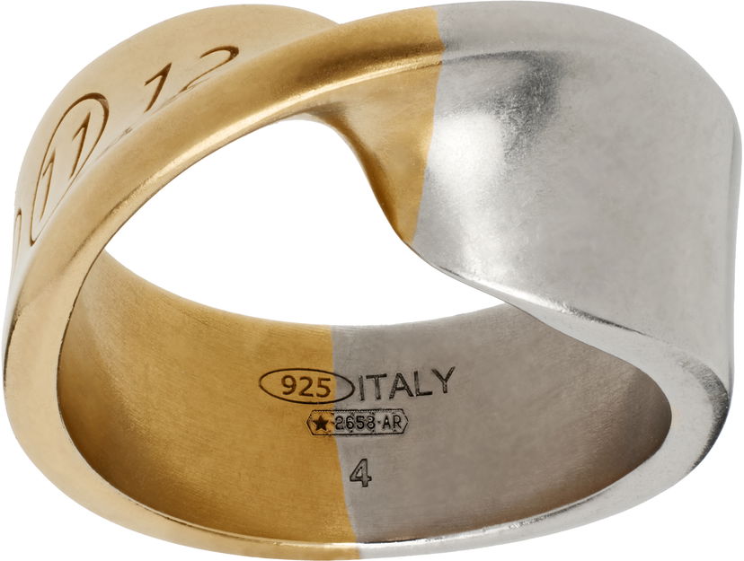 Кільце Maison Margiela Maison Margiela Twisted Ring Різнокольоровий | SM2UQ0031 S12975