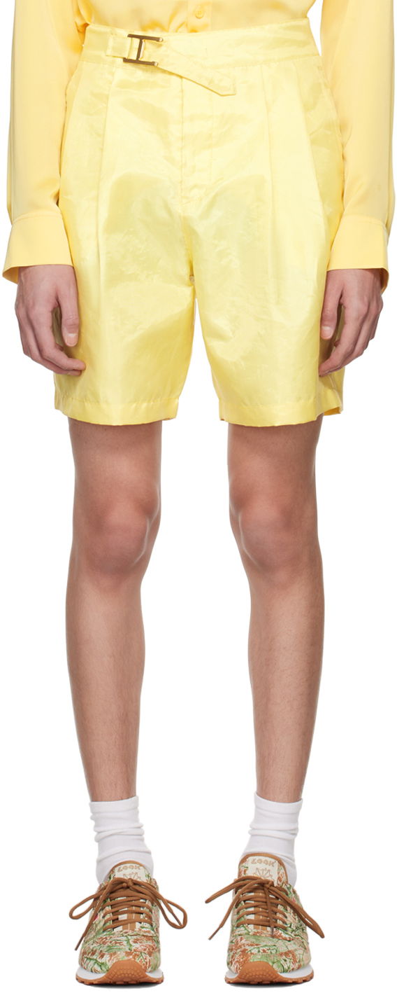 Шорти Kanghyuk Pleated Shorts Жовтий | PARA23SST15