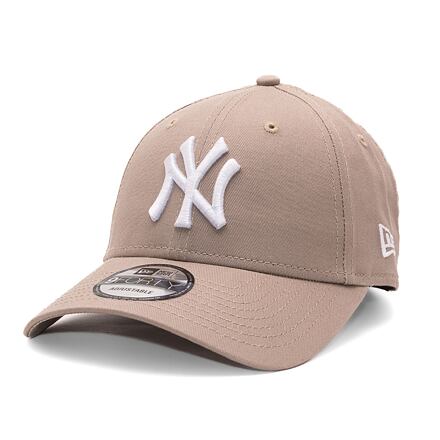 Кепка New Era 9FORTY MLB Nos League Essential New York Yankees - Ash Brown / White One Size бежевий | 60471457