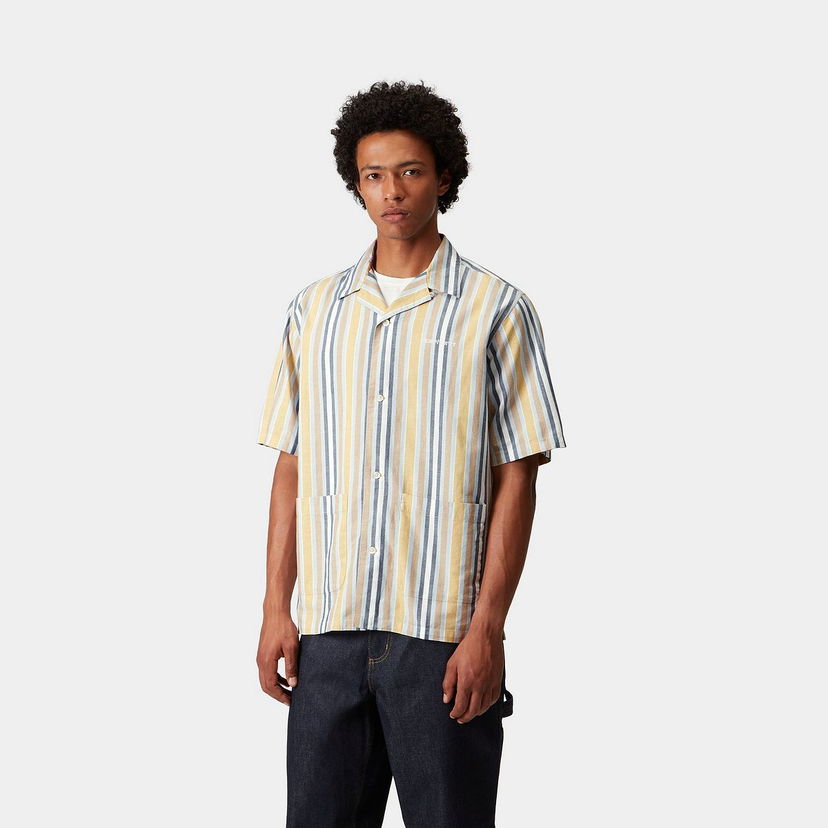 Сорочка Carhartt WIP Carhartt WIP S/S Folsey Stripe Shirt Різнокольоровий | I035154_36