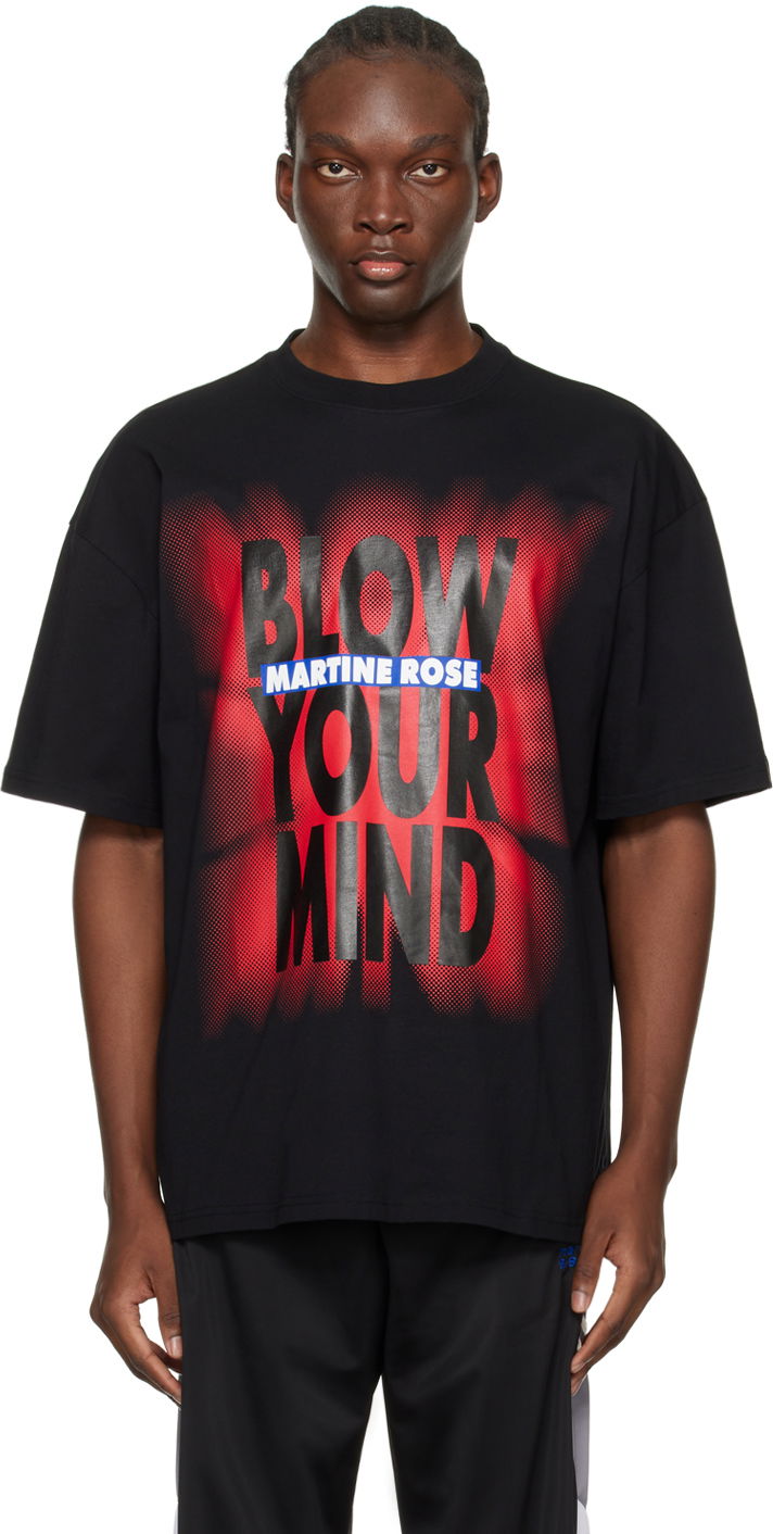 Футболка Martine Rose 'Blow Your Mind' T-Shirt чорний | MRSS24-621A
