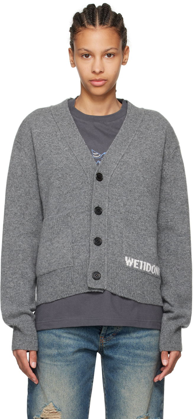 Cветр We11done We11done Patch Pocket Cardigan Сірий | WD-KC3-23-621-U-CH