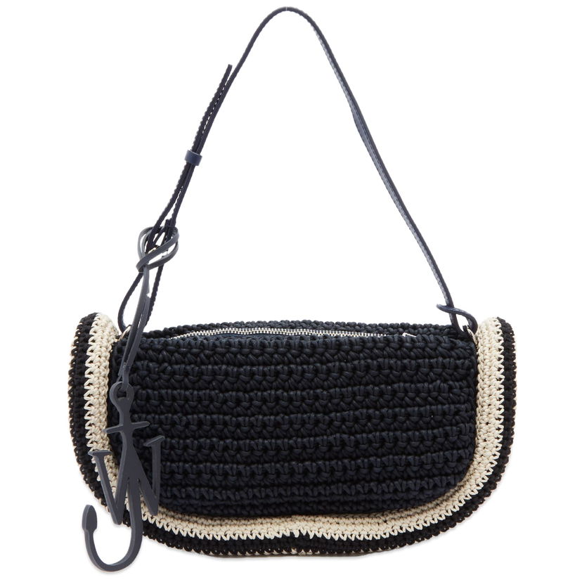 Сумка JW Anderson The Bumper-15 Crochet Shoulder Bag темно-синій | HB0576-FA0305-888