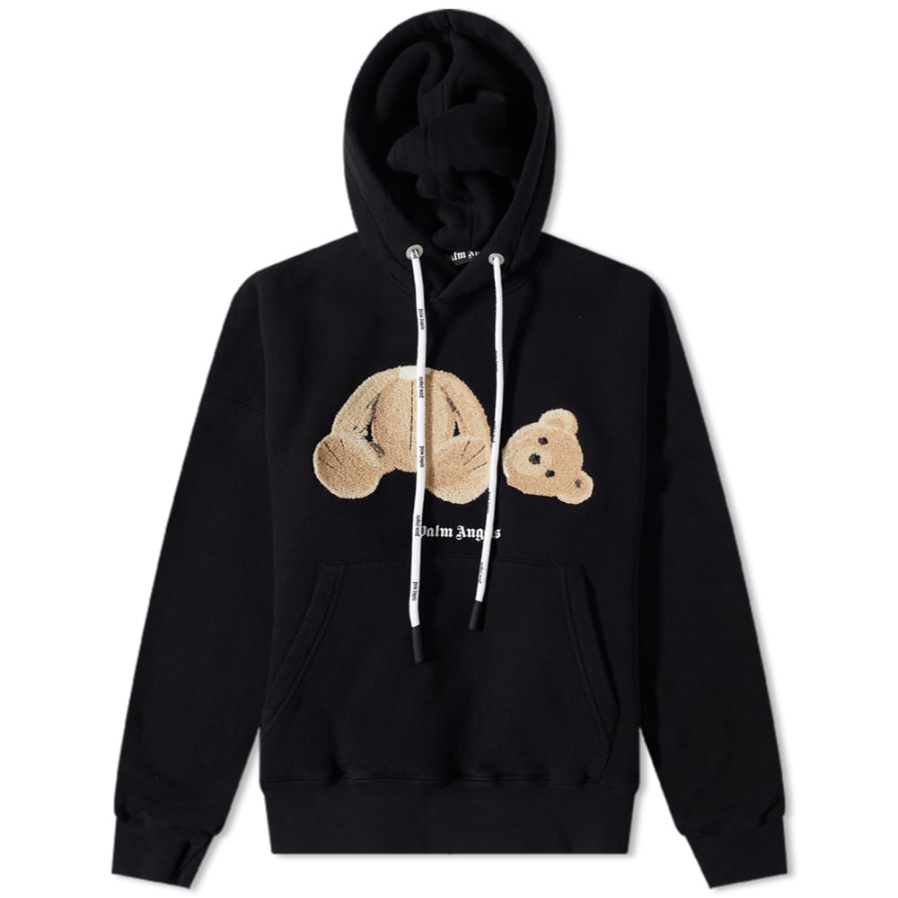 Світшоти Palm Angels Kill the Bear Popover Hoody чорний | PMBB058C99FLE0051060, 0