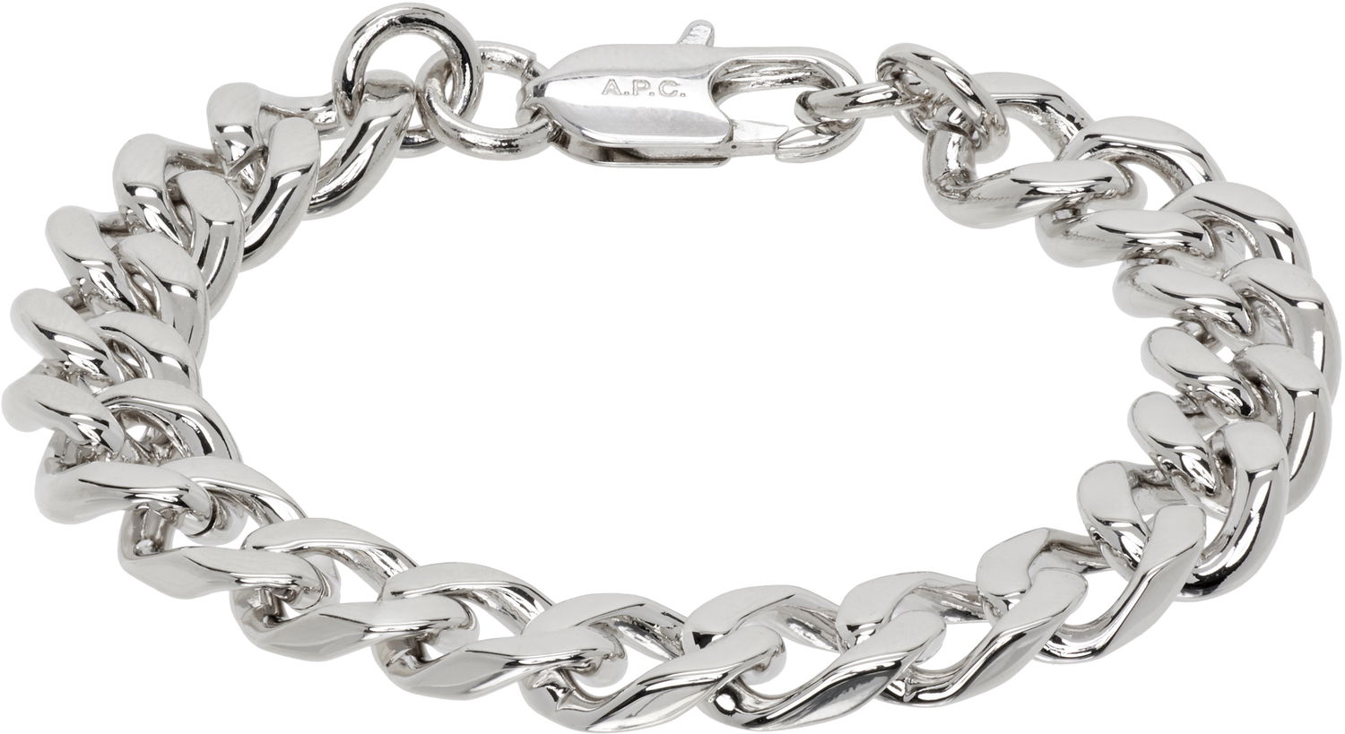 Браслет A.P.C. A.P.C. Silver-Tone Maxi Chain Bracelet Металік | MEAEC-M70904, 0