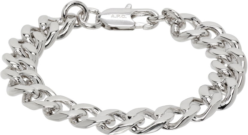 Браслет A.P.C. A.P.C. Silver-Tone Maxi Chain Bracelet Металік | MEAEC-M70904