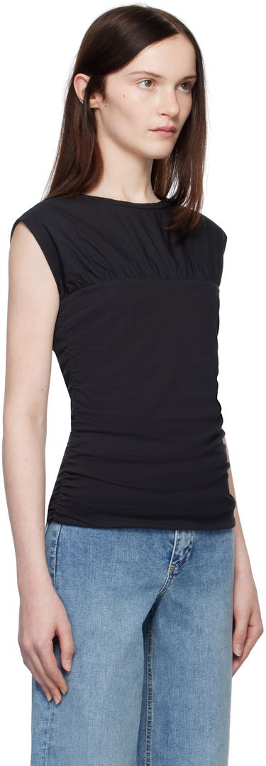 Безрукавка rag & bone Rag & Bone Mica Banded Top чорний | WCC24HT009M409, 1
