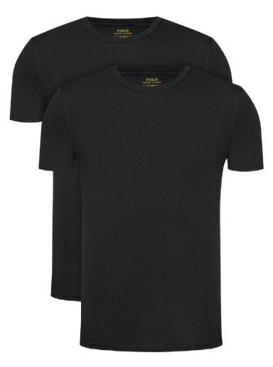 Футболка Polo by Ralph Lauren Crew Base Layer Tee - 2 Pack чорний | 714835960001