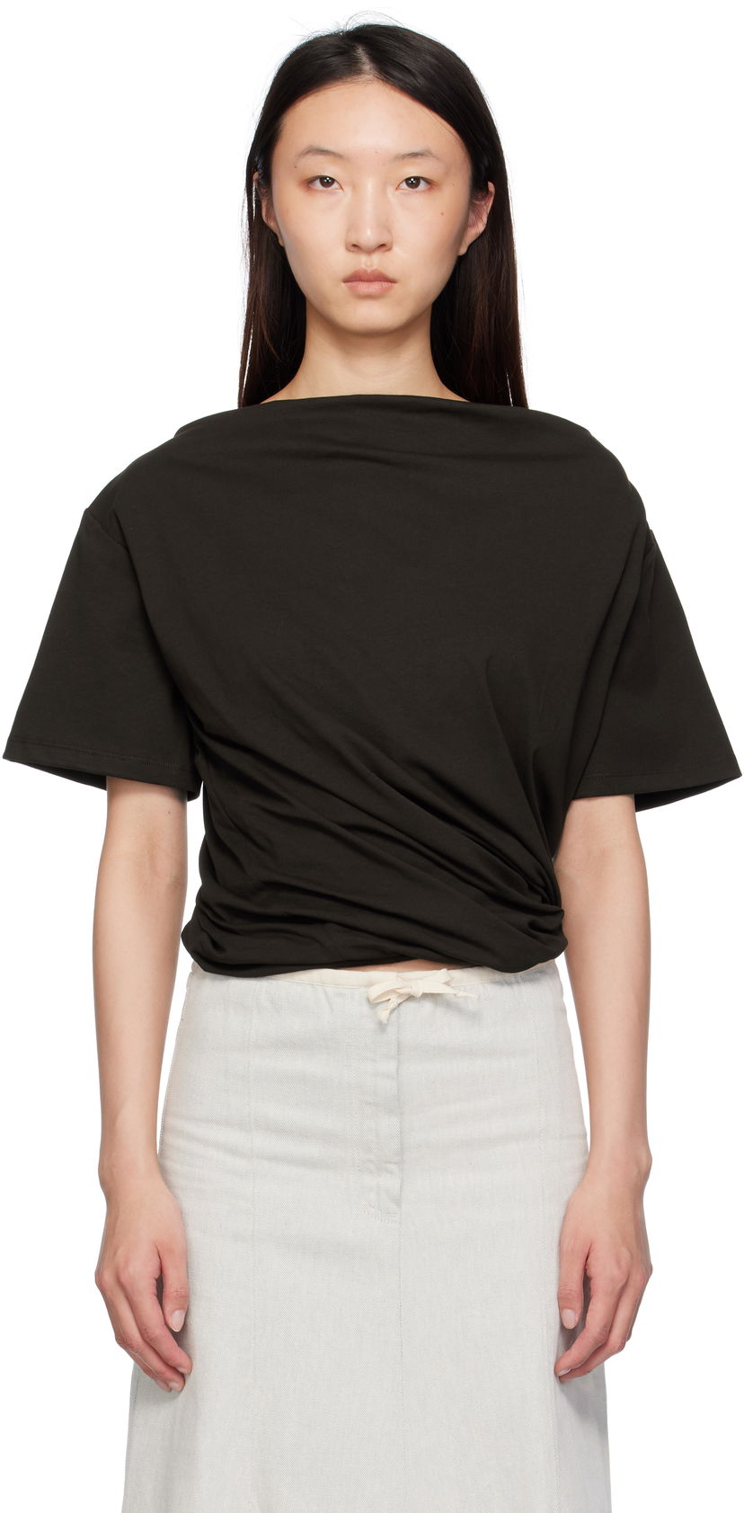 Футболка Baserange Baserange Turn T-Shirt чорний | TOTUS-RC-SU25