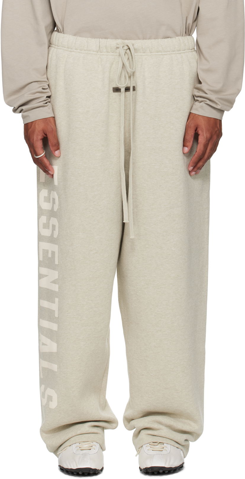Спортивні штани Fear of God Fear of God ESSENTIALS Fleece Lounge Sweatpants бежевий | 130SP254322F