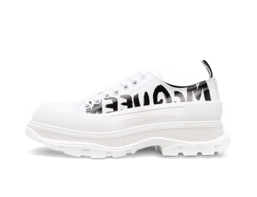 Кросівки та взуття Alexander McQueen Tread Slick Low Sneakers білий | 682423WIABD9488
