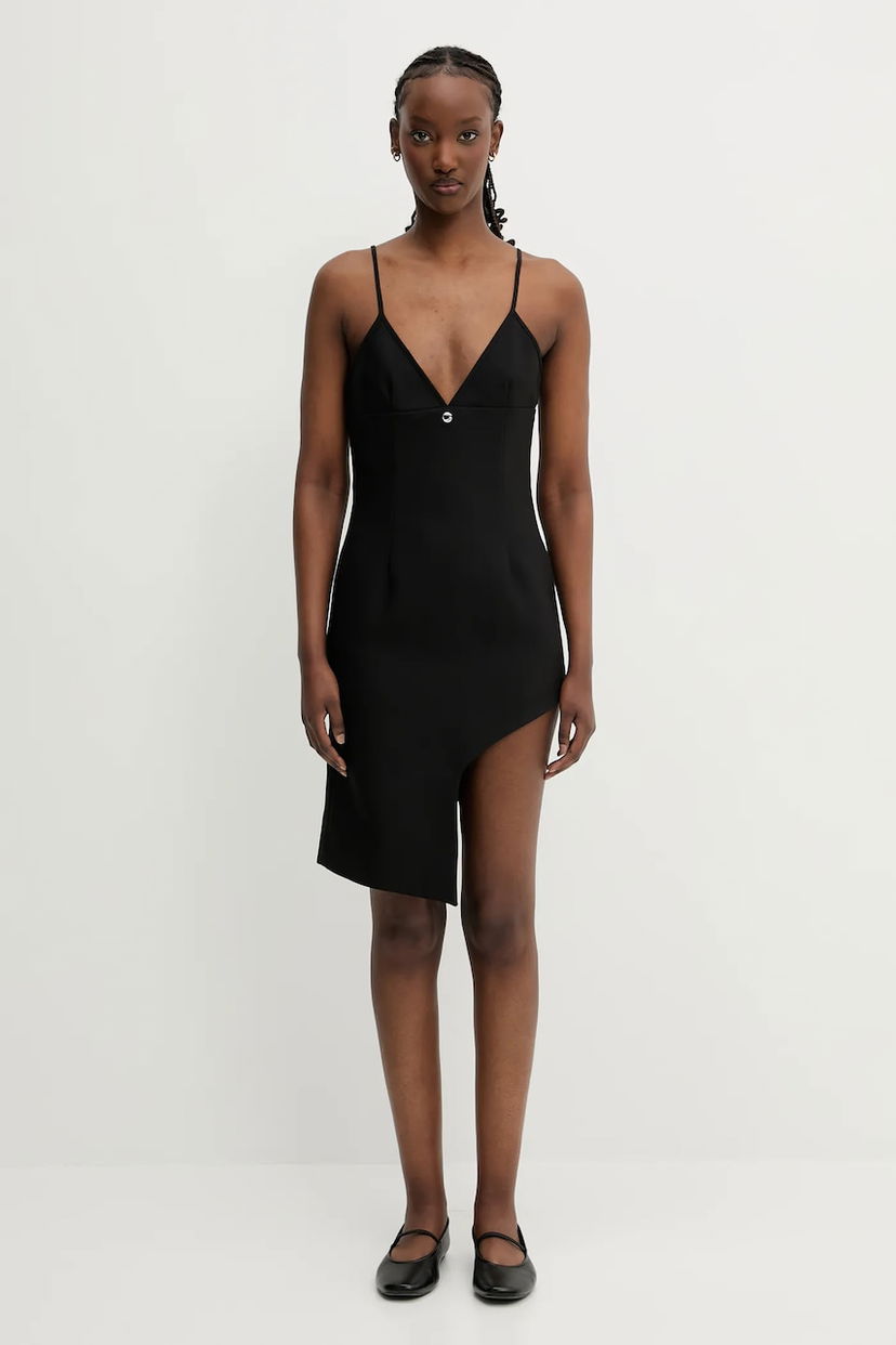 плаття Coperni Coperni Tailored Asymmetric Mini Dress чорний | COPR187F3004