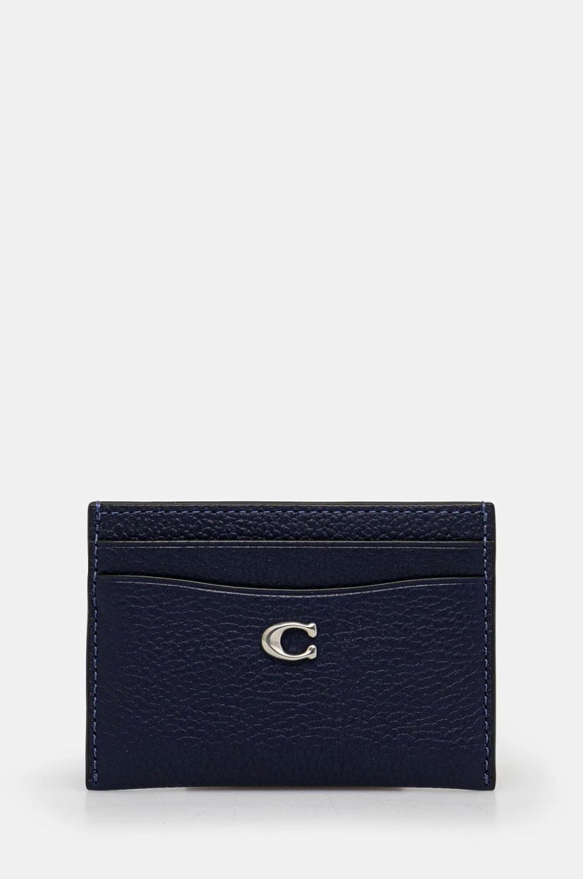 Гаманець Coach Essential Card Case Wallet Синій | CM436