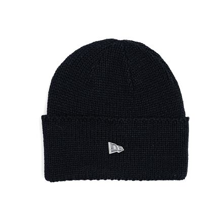 Шапка New Era Beanie - Medium Knit Wide Cuff чорний | 60565447