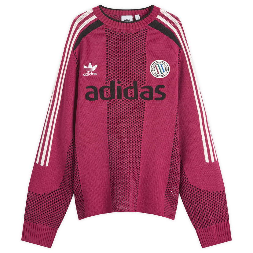 Cветр adidas Originals Adidas Adicolor Pullover Knit Бордовий | KQ5086