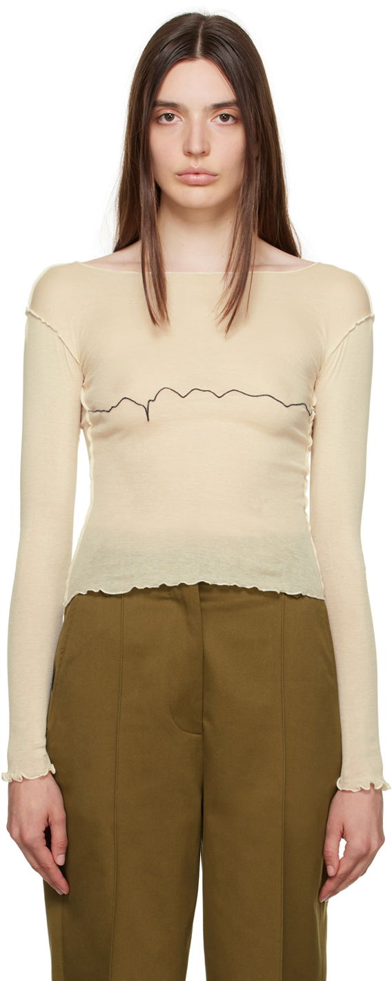 Футболка Baserange Tabbys Star Long Sleeve T-shirt бежевий | TOTA-CG-000