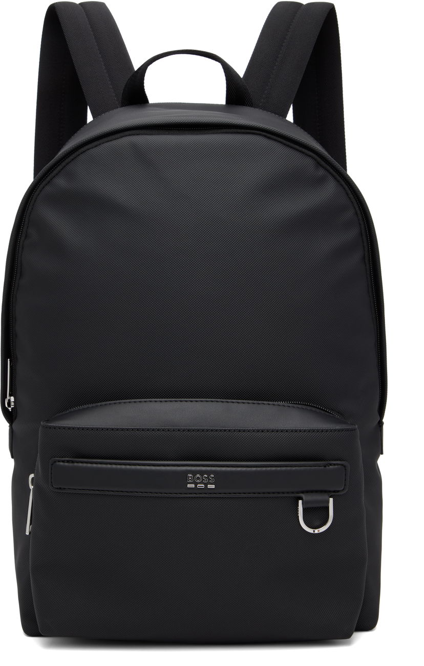 Рюкзак BOSS BOSS Smooth & Structured Backpack чорний | 50548779
