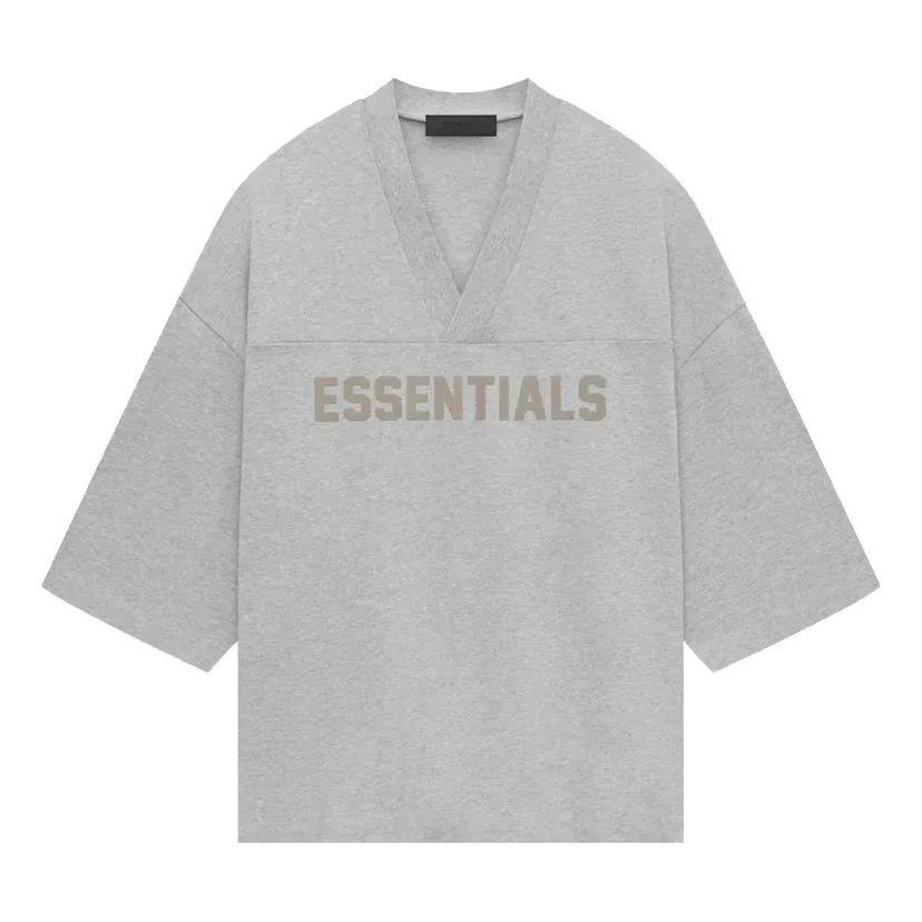 Футболка Fear of God Essentials Heavy Jersey Football T-Shirt Сірий | 125SP244106F