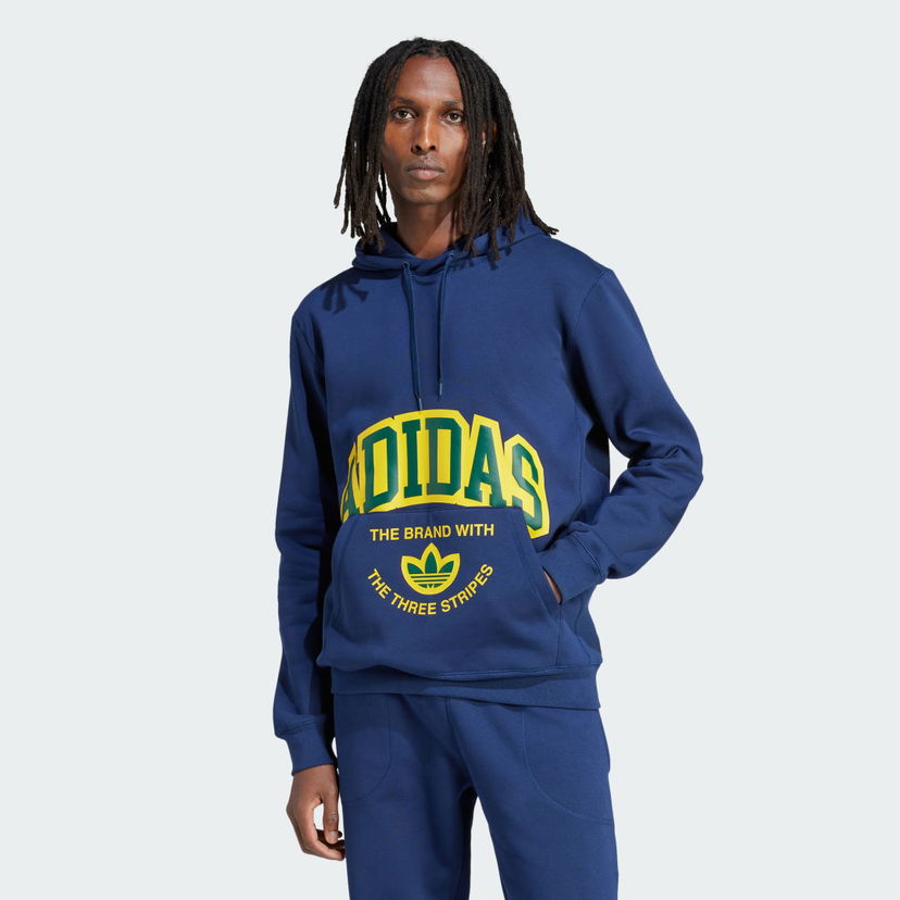 Світшоти adidas Originals VRCT Hoodie темно-синій | IS0235