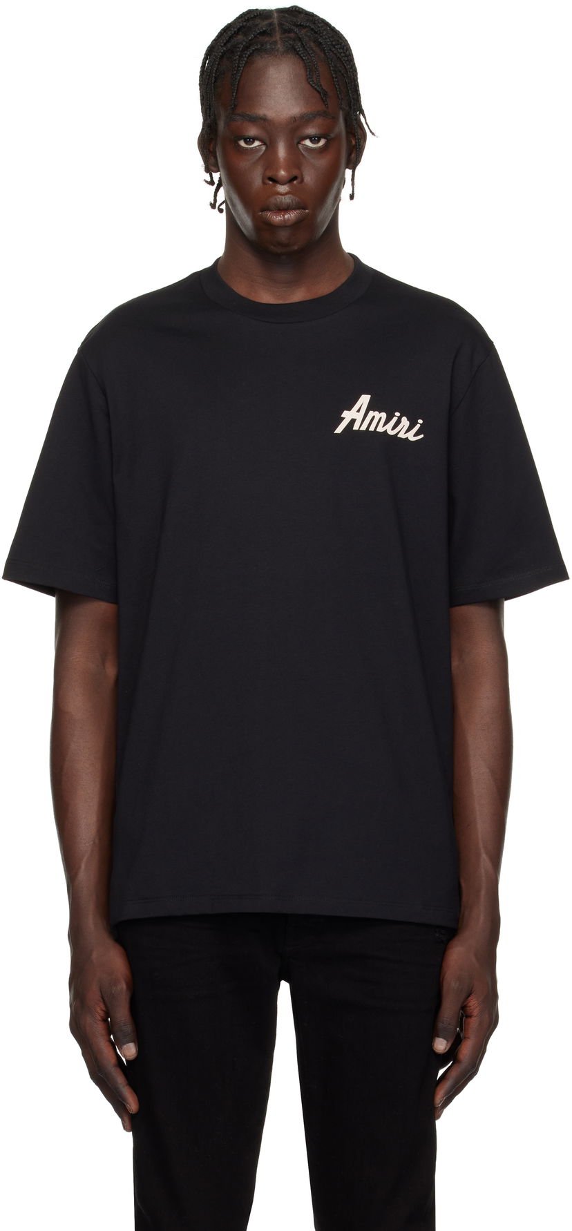 Футболка AMIRI Black 'City' T-Shirt чорний | AMJYTE1146