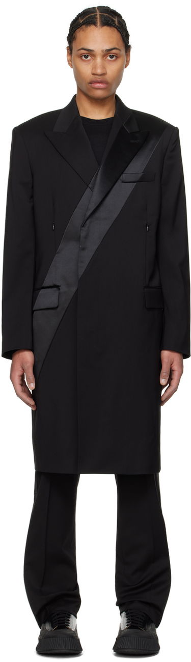 Пальто Helmut Lang Helmut Lang Tuxedo Car Coat чорний | O01HM402, 0